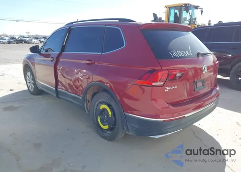 2018 Volkswagen Tiguan 2.0T Se/2.0T Sel z USA, uszkodzony, nr VIN 3VV2B7AX9JM121083